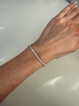 Tennis armbånd 3,2 carat labgrown diamant, 18 karat hvidguld