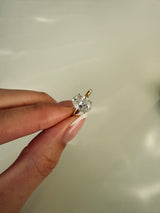 Diamant ring 3,16 carat labgrown diamant, 18 karat guld